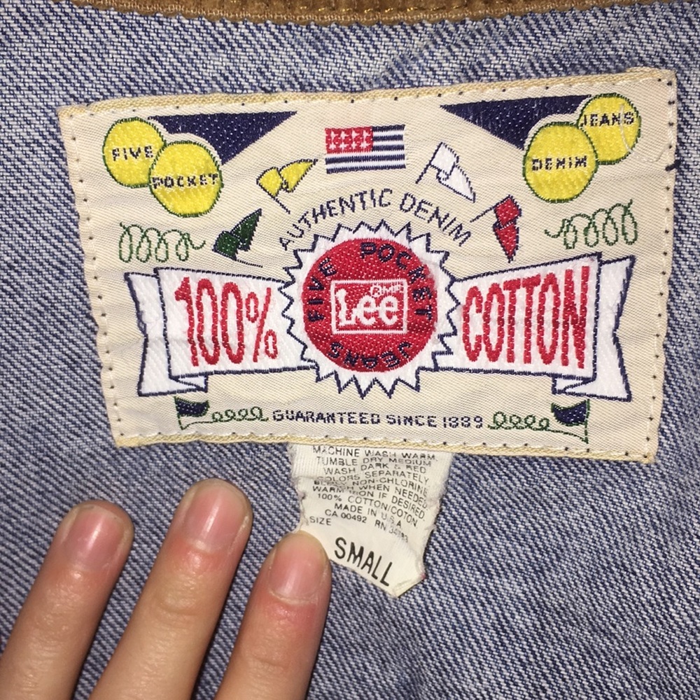 Lee jean jacket trench RARE - Picture 5 of 6